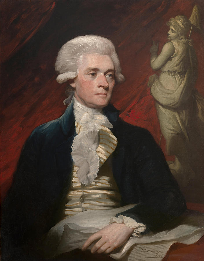Thomas Jefferson Painting - Thomas Jefferson  #4 by Mather Brown