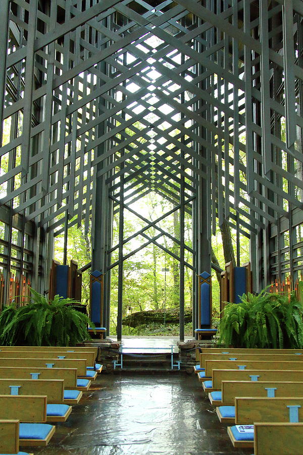 Thorncrown Chapel #4 Photograph by Lens Art Photography By Larry Trager