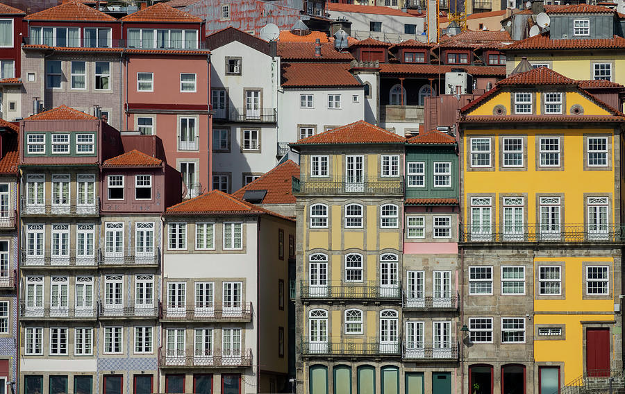 Traditional houses of Porto, Portugal #4 Photograph by Mikhail Kokhanchikov