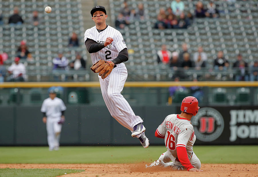 Troy Tulowitzki Photograph by Doug Pensinger Troy Tulowitzki Photograph by Doug Pensinger