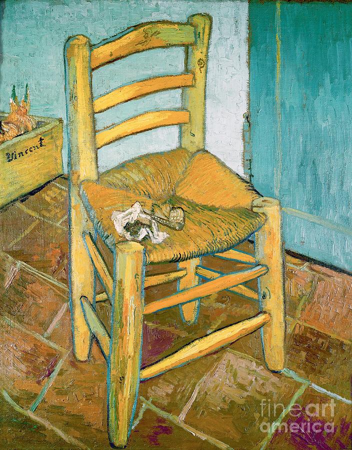 Van Goghs Chair  #5 Painting by Vincent van Gogh
