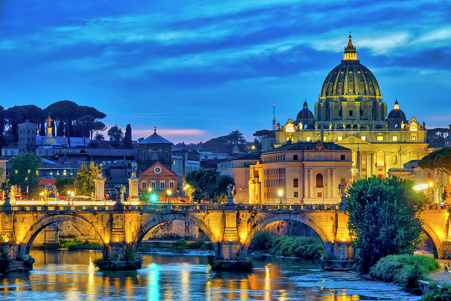 Vatican Skyline #4 Photograph by Fabrizio Troiani