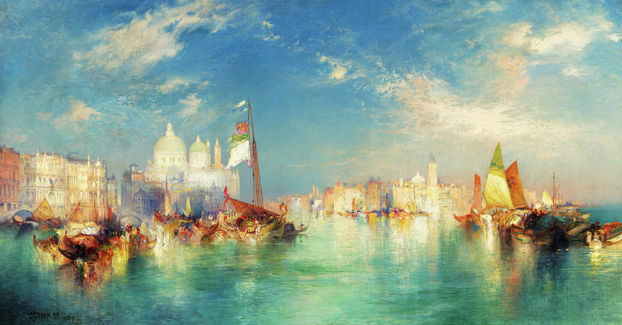 Thomas Moran Painting - Venice #4 by Thomas Moran