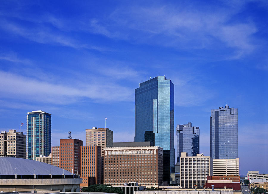 View of downtown Fort Worth #4 Photograph by Murat Taner