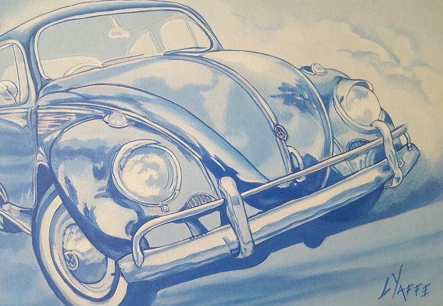 Volkswagen Beetle #4 Painting by Loraine Yaffe