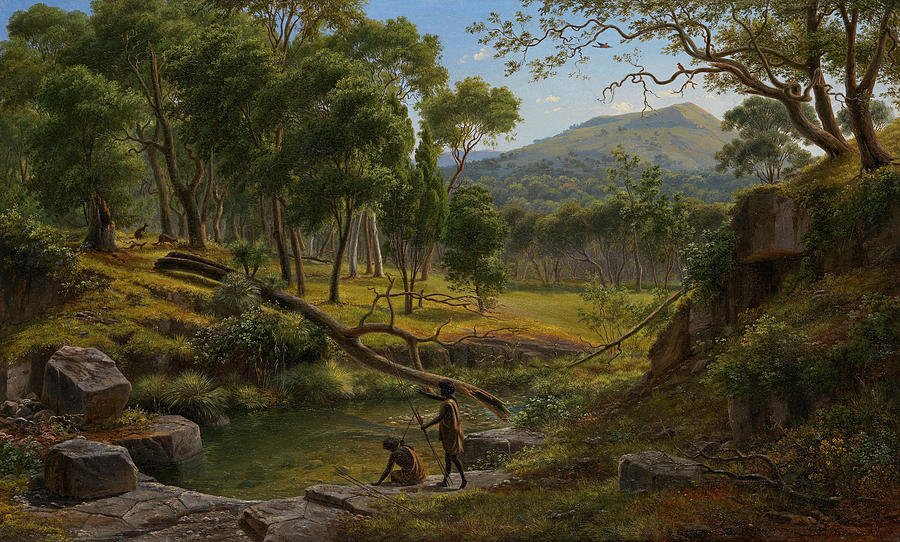 Eugene Painting - Warrenheip Hills near Ballarat  #4 by Eugene von Guerard