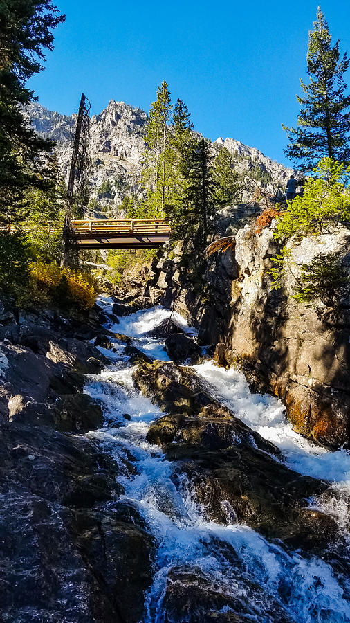 Waterfall in the Grand Tetons #5 Photograph by John Marr - Pixels