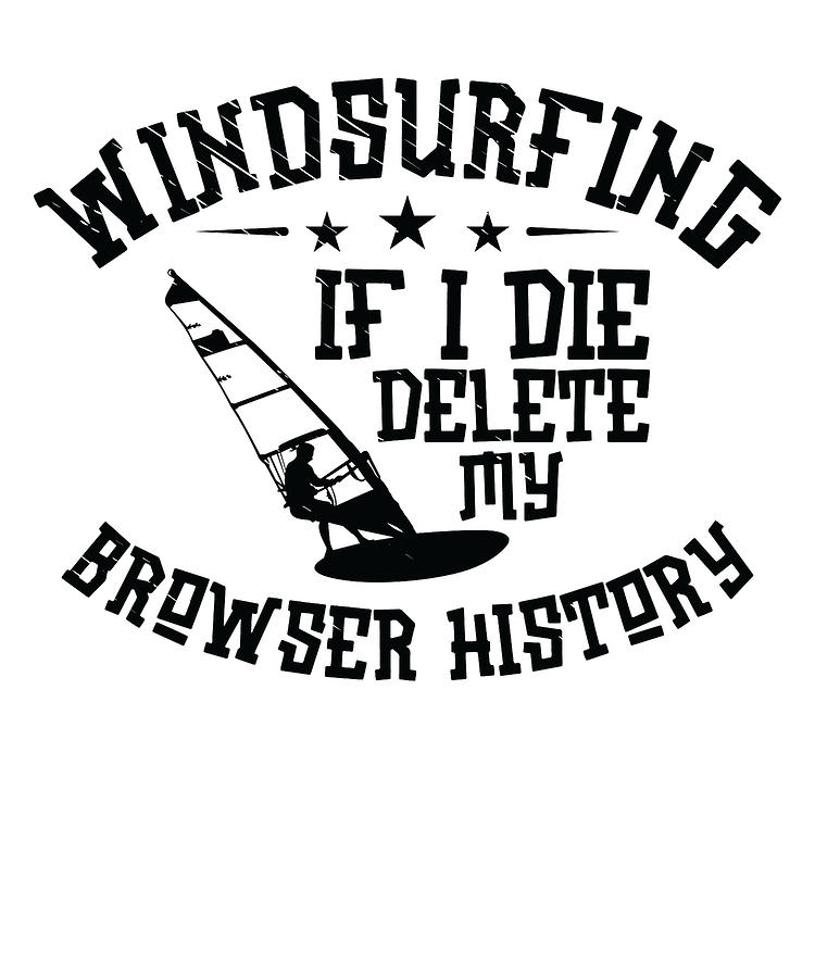 Beach Digital Art - Windsurfing Kite Boarder Kitesurfing Kiteboard #4 by Toms Tee Store