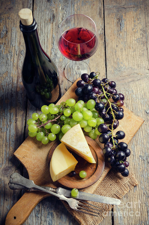 Wine and Cheese #4 Photograph by Jelena Jovanovic