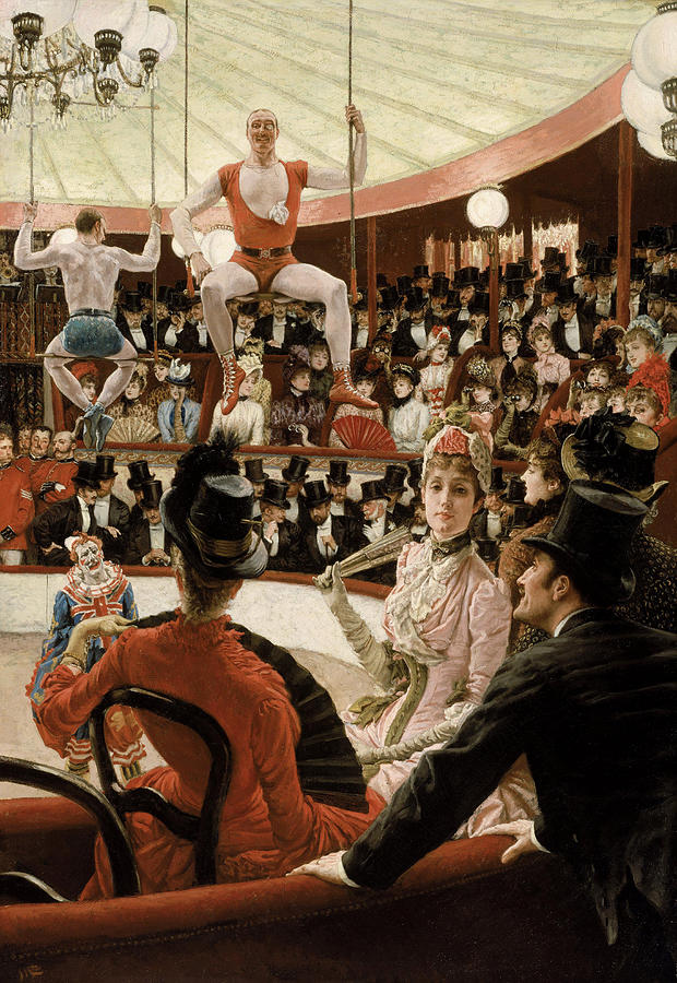 Paris Painting - Women of Paris The Circus Lover  #4 by James Tissot