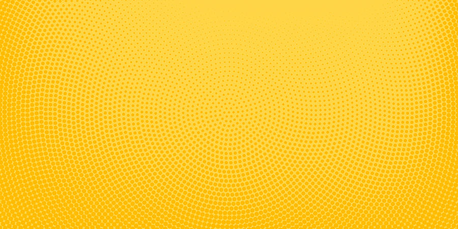 Yellow halftone spotted background #4 Drawing by Mfto