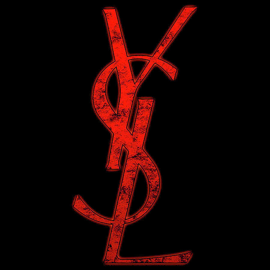 Yves Saint Laurent New Logo Digital Art By Orlando Chee - Pixels