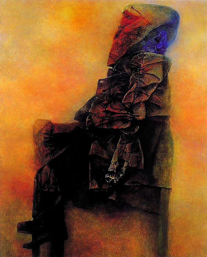 Zdzislaw Beksinski Painting by Ahmed Karimi - Pixels