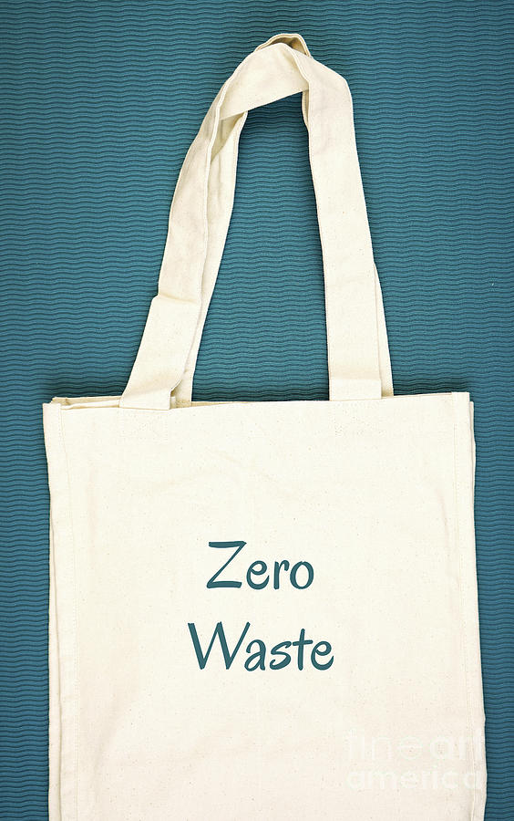Cork Photograph - Zero waste, plastic free, eco-friendly shopping flat lay. #4 by Milleflore Images