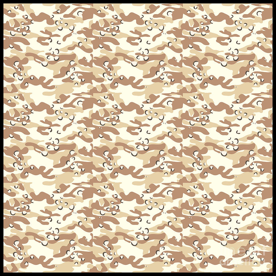 Camouflage Pattern Camo Stealth Hide Military Digital Art by Mister Tee ...
