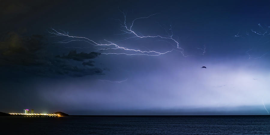 Lightning Storms Mazatlan Mexico #40 Photograph by Tommy Farnsworth