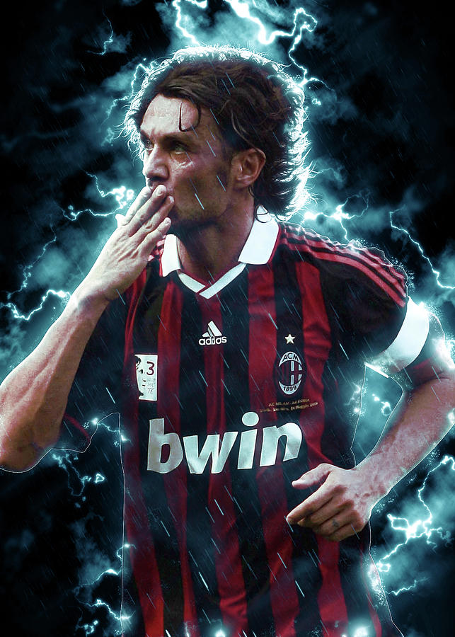 Paolo Maldini Paolomaldini Paolo Maldini Paolo Cesare Maldini Left Back ...