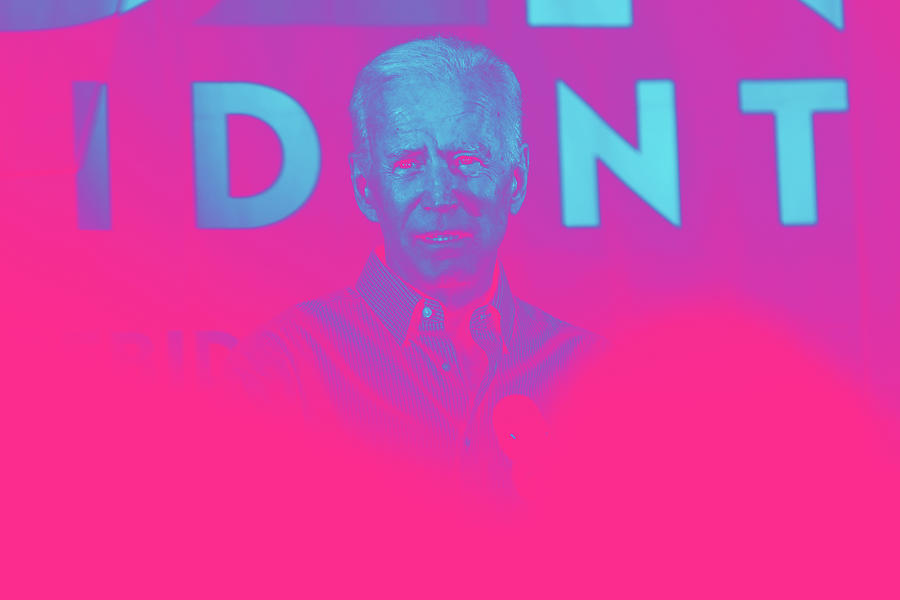 Portrait of President Joe Biden by Gage Skidmore  #40 Digital Art by Celestial Images