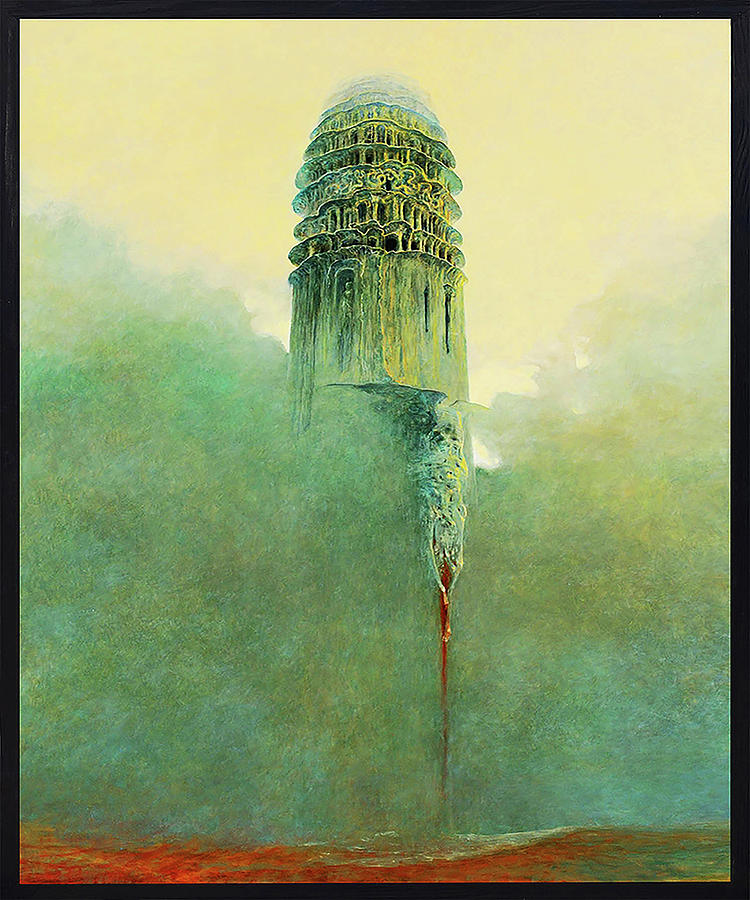 Zdzislaw Beksinski Digital Art by Hamza Hamim - Pixels