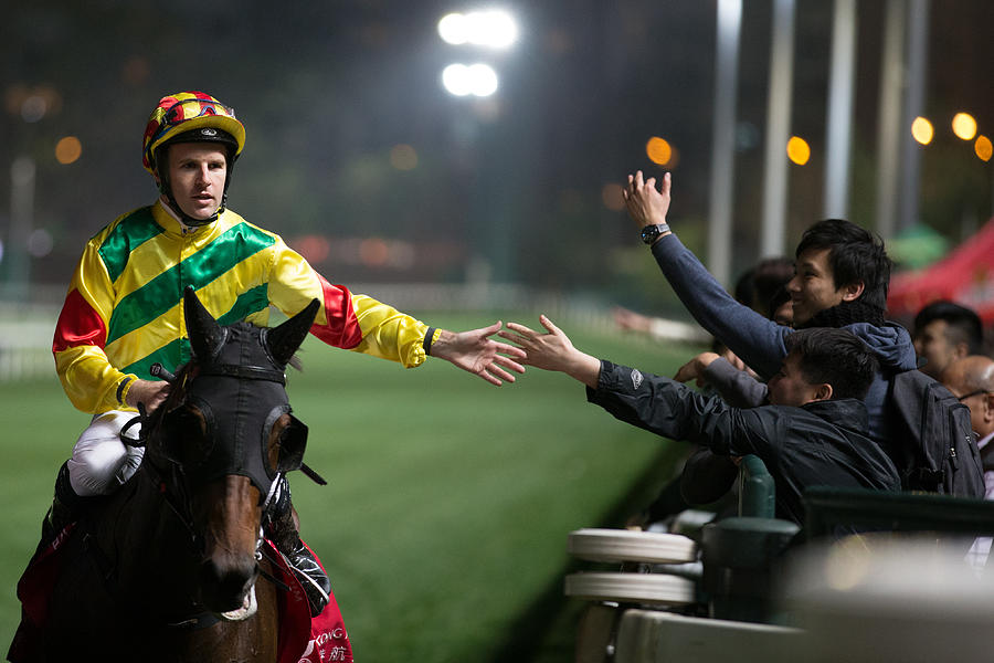 Horse Racing in Hong Kong - Happy Valley Racecourse #403 Photograph by Lo Chun Kit