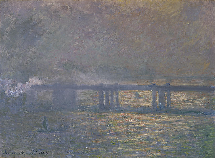 Charing Cross Bridge #41 Painting by Claude Monet