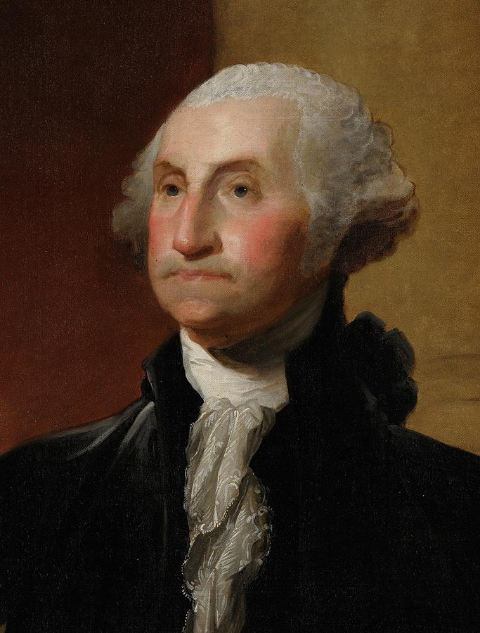 George Washington Painting by Gilbert Stuart