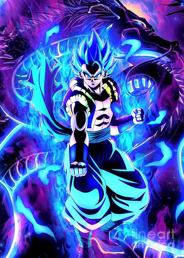 Gogeta Digital Art by ArtSpace