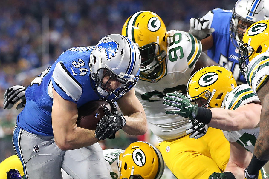 Green Bay Packers v Detroit Lions #41 Photograph by Leon Halip