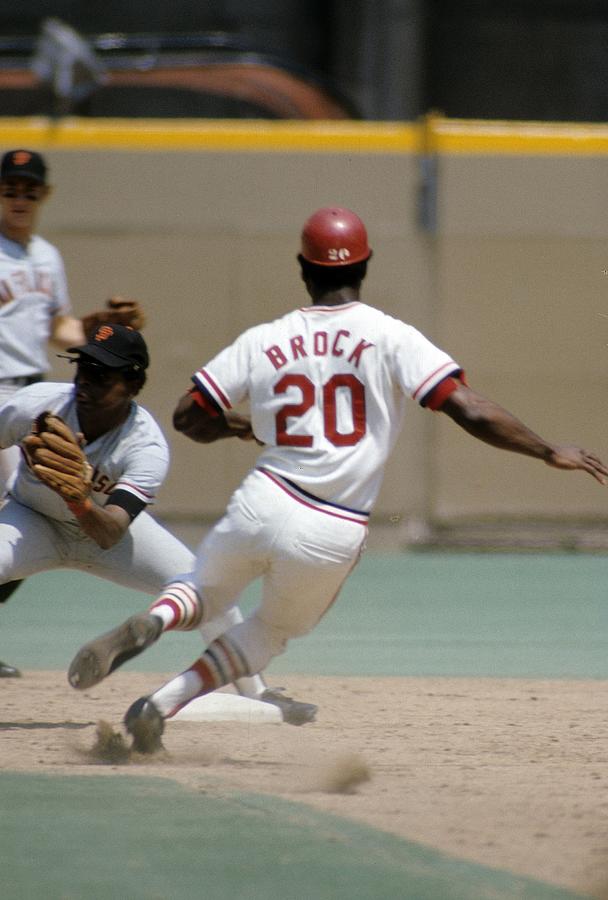 Lou Brock #41 Photograph by Focus On Sport