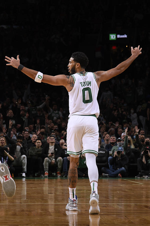 Jayson Tatum and Lebron James Canvas Print / Canvas Art by Brian