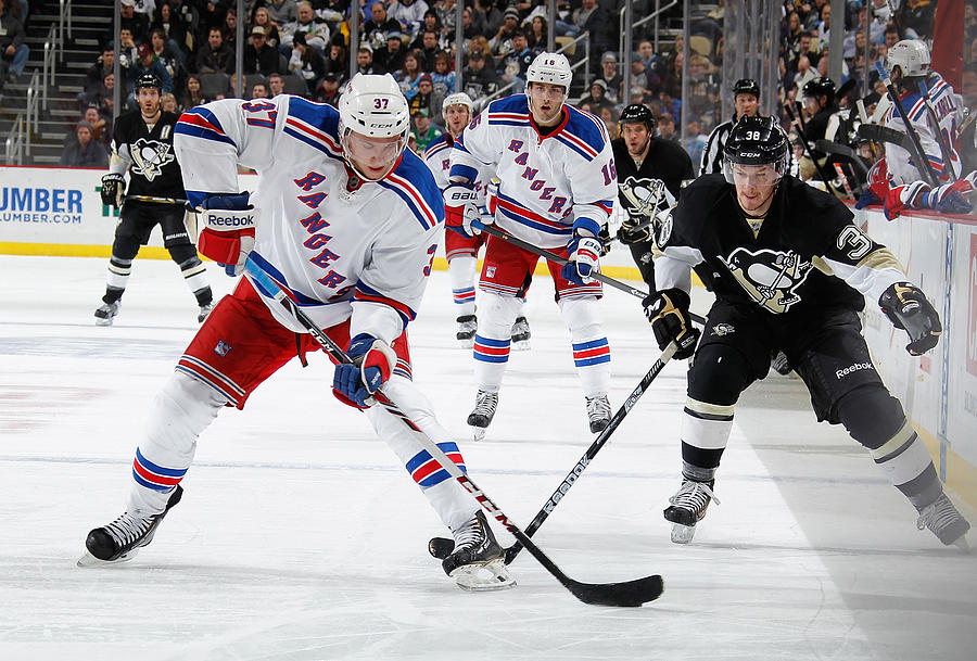 New York Rangers v Pittsburgh Penguins #42 Photograph by Gregory Shamus