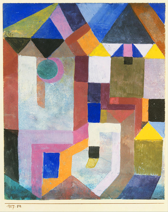 Paul Klee - Exhibition poster 1955 Painting by Jean Darmel - Pixels