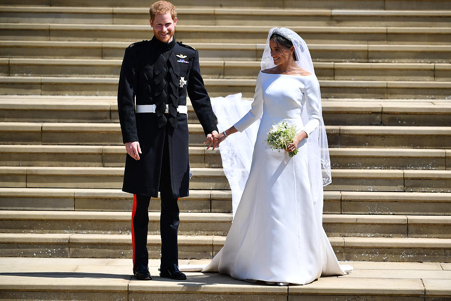 Prince Harry Marries Ms. Meghan Markle - Windsor Castle Photograph by WPA Pool