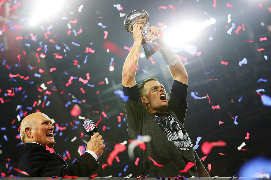 Super Bowl LI - New England Patriots v Atlanta Falcons #42 Photograph by Tom Pennington