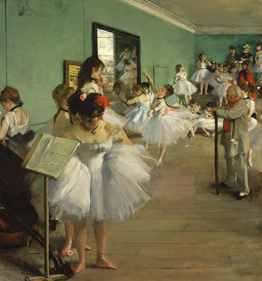 The Dance Class Painting by Edgar Degas