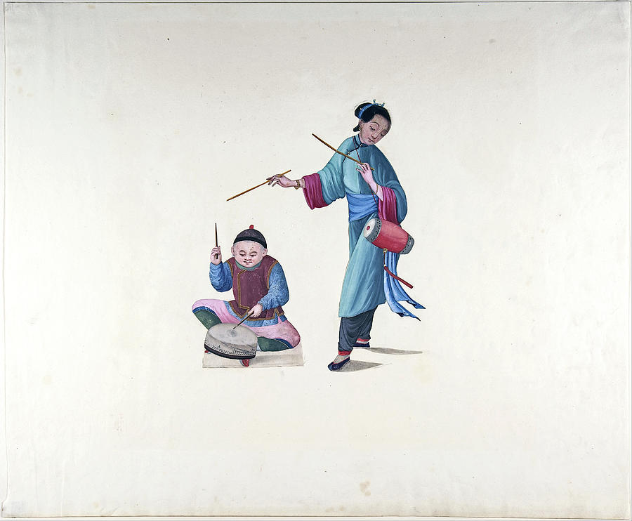42.33.46chinese Musicians,19th Century Anonymous, Chinese, 19th Century Chinese Digital Art