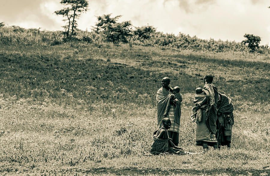 Maasai Women Ngorongoro Tanzania 4287 Photograph by Amyn Nasser
