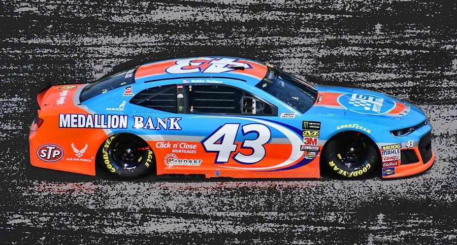 #43 Bubba Wallace #43 Photograph by Vic Montgomery