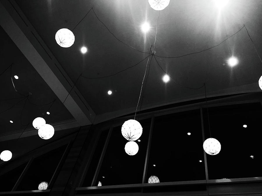 43 Ceiling Lights Abstract 021222 Photograph by Mary Bedy