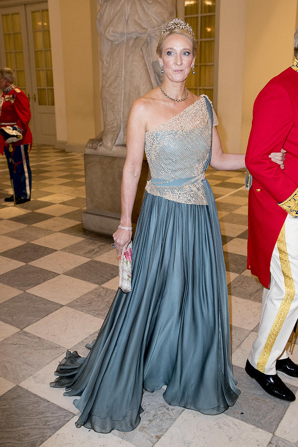 Crown Prince Frederik of Denmark Holds Gala Banquet At Christiansborg Palace #43 Photograph by Patrick van Katwijk