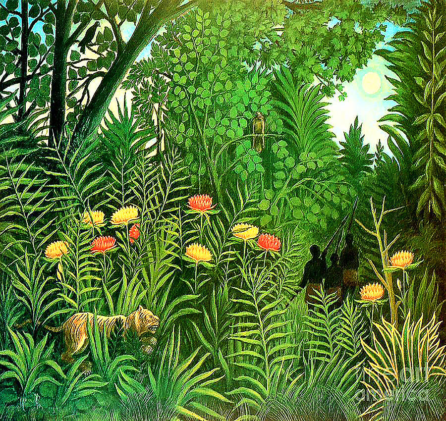 Henri Rousseau Painting by Issam Lachtioui - Fine Art America