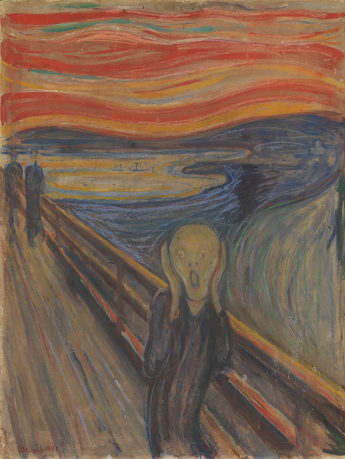 The Scream Painting by Edvard Munch
