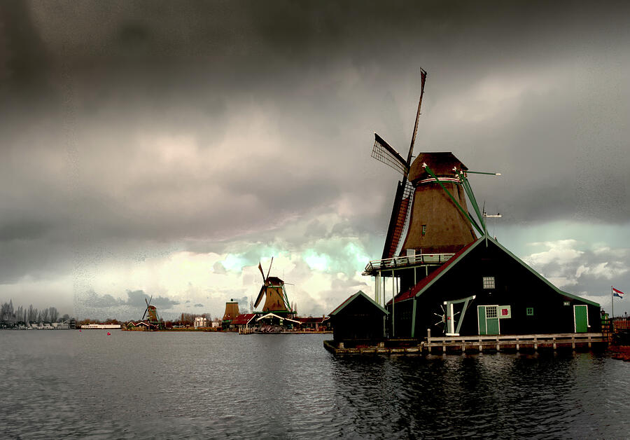 Amsterdam Photograph - Cloudy Troubles Ahead by Norma Brandsberg