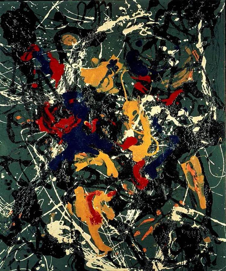 Jackson Pollock #44 Painting by PrintPerfect Shop - Fine Art America