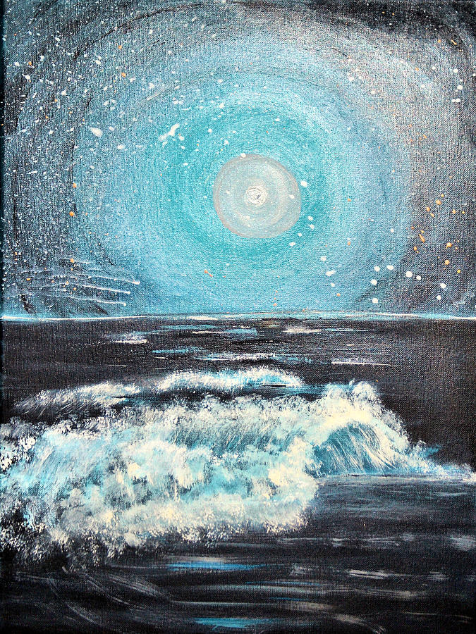 #44 Ocean Space Painting By Stephanie Turiano - Fine Art America