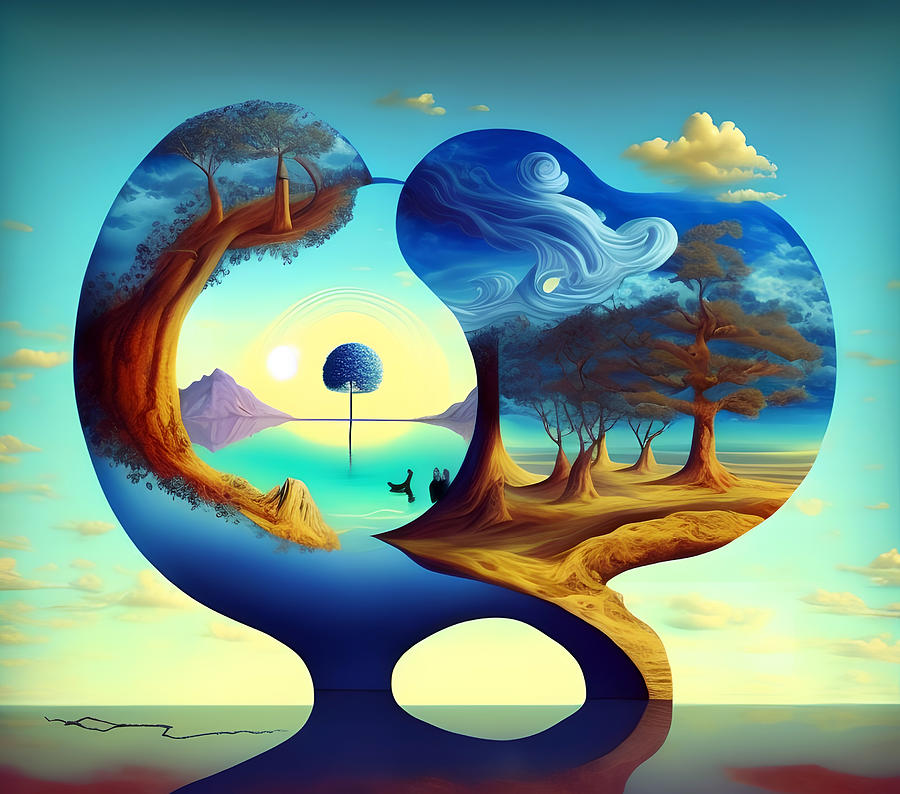 Surreal Art, Generative AI Illustration Digital Art by Miroslav Nemecek ...