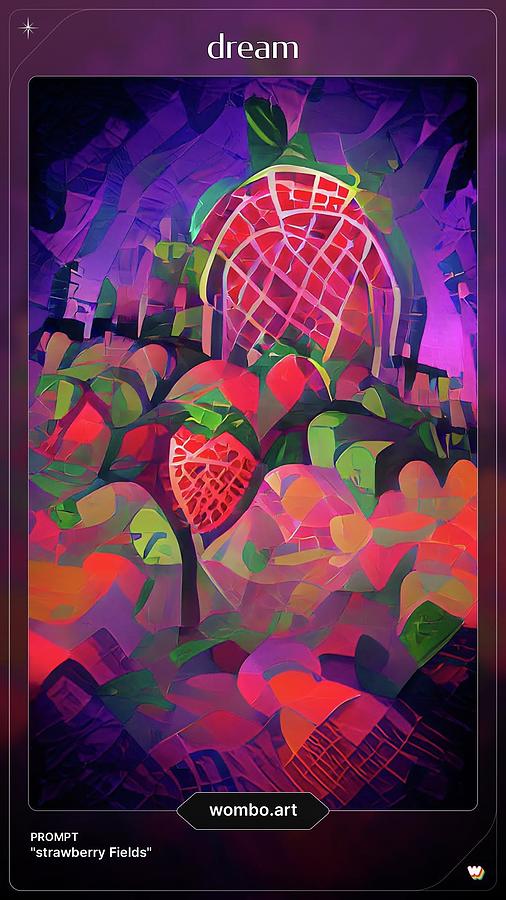 Strawberry Fields  Digital Art by Denise F Fulmer