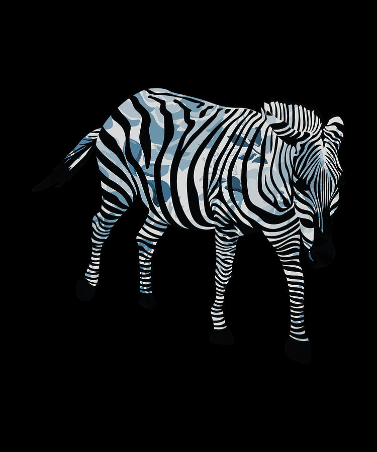 Abstract Zebra Illustration Digital Art by CalNyto - Fine Art America