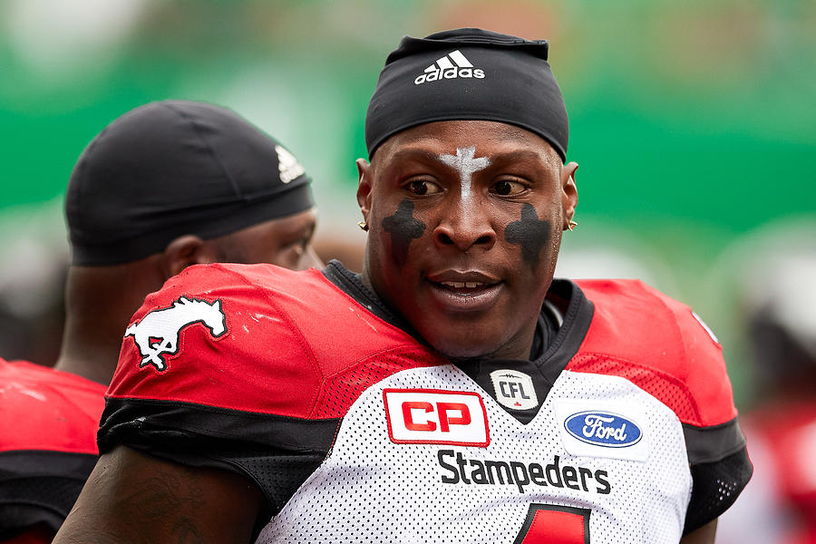 Calgary Stampeders v Saskatchewan Roughriders #45 Photograph by Brent Just
