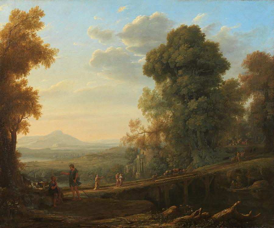 Claude Lorrain Painting by Artful Home Gallery - Fine Art America